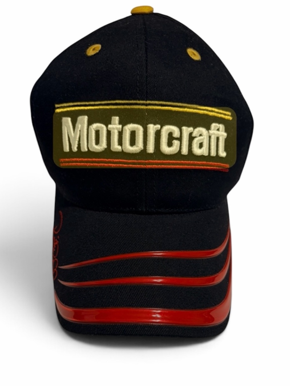 Ford Motorcraft Racing Hat Black Adjustable Cap